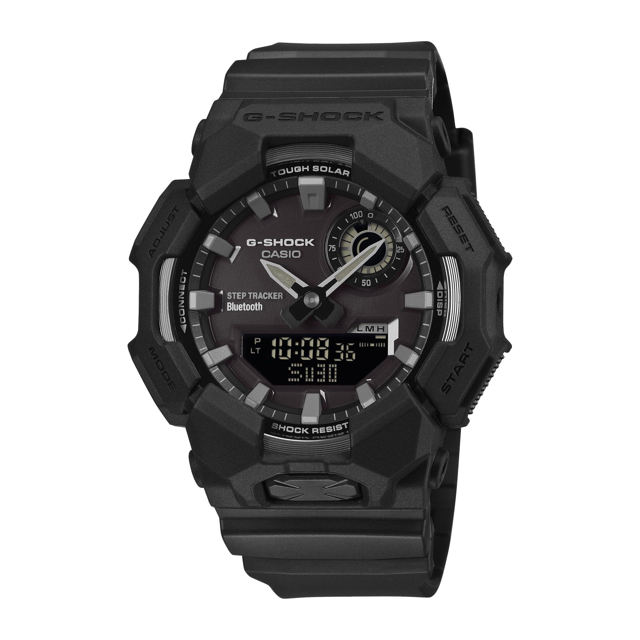 

[Casio] G-Shock Men s Watch with Life Log Tracking, Bluetooth, Tough Solar, Eco-friendly Material, All Black - Official Japan Model GA-B010-1A1JF