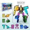 Large Transforming Robot Number Set for Kids: Numbers 0-9