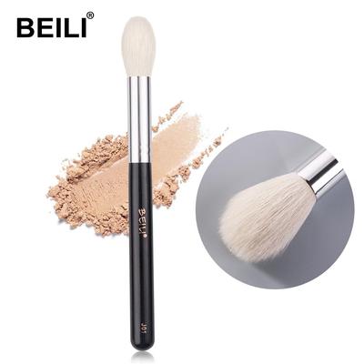 Natürlicher Ziegenhaar-Rouge-Puderpinsel Highlight Fluffy Mittelgroßer Einzel-Make-up-Pinsel