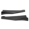 2Pcs Universal Side Skirt Rocker Splitters Lip Winglet Wing Carbon Fiber Style 18.9in Car Body Kit