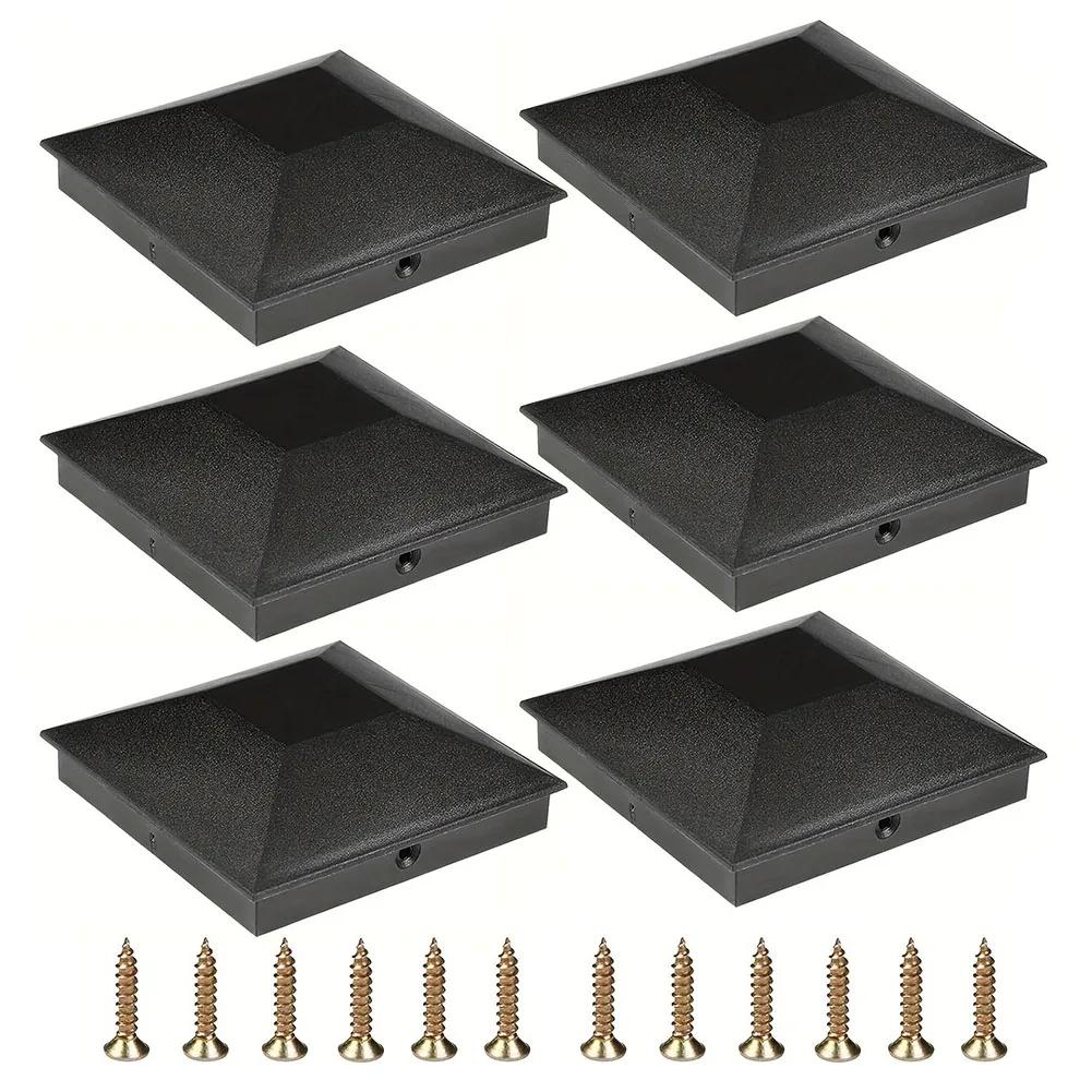 For 4x4 Wooden Posts Deck Post Covers Fence Post Covers 12 Pack Fence Post Covers Extends Fence Life Fits Standard 4x4 Posts