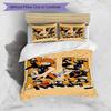 3pcs Duvet Cover Set (1*Duvet Cover + 2*Pillowcase, Without Core), Haikyu Print Bedding Set, Bedroom Decor, All‑Season, Birthday Gift