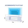 Meuble TV pour TV 65 » LED Game &amp; Entertainment Centre Media Storage Console