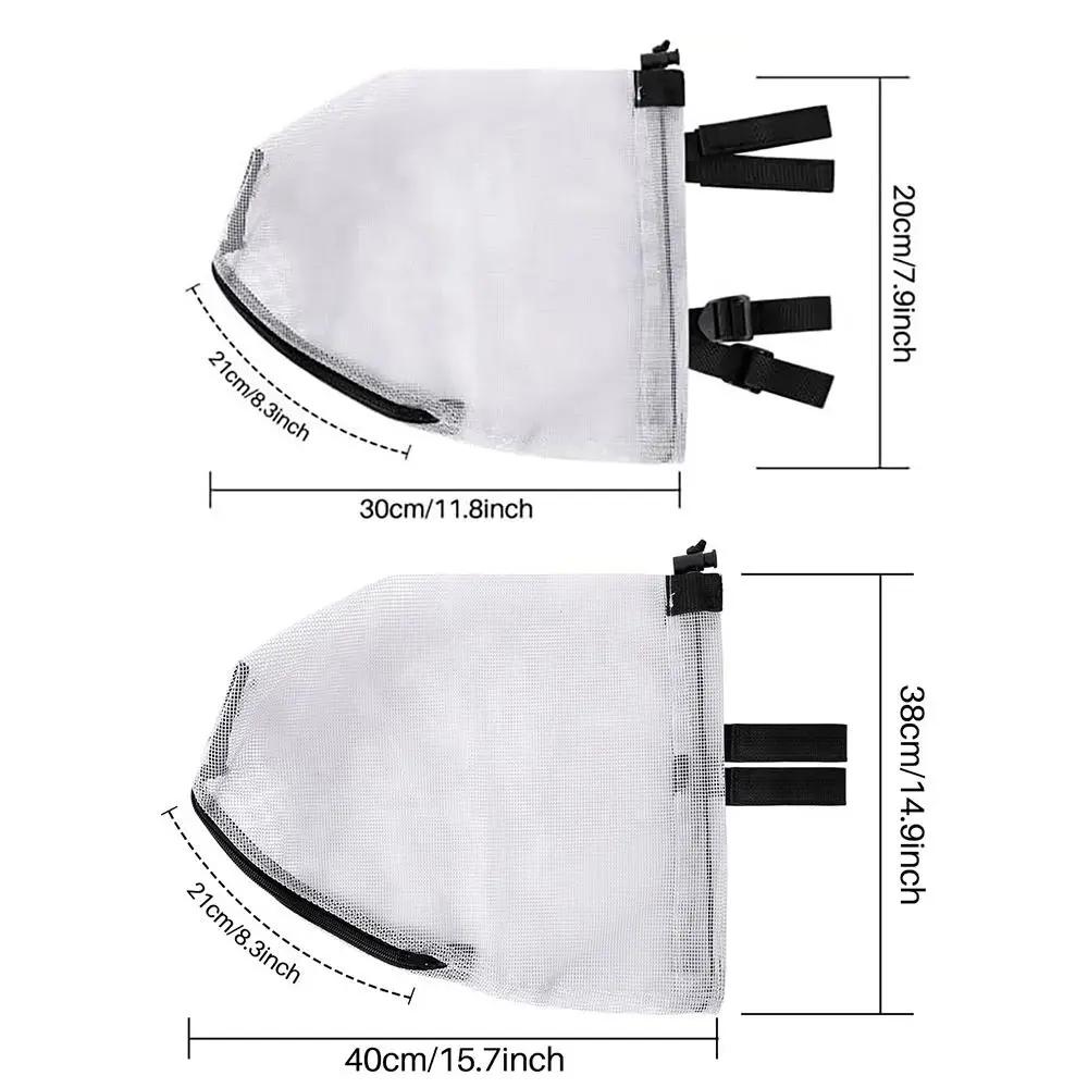 Outdoor Pet Bite Prevention Headgear Adjustable Dog Protective Mask Breathable Pet Protective Veil Portable Mosquito Proof Mask