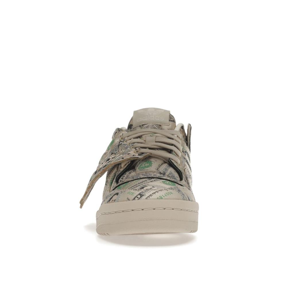 Jeremy Scott X Adidas Forum Wings 1.0 Low Money Unisex Sneakers Cream Bliss Green-Night GX6393