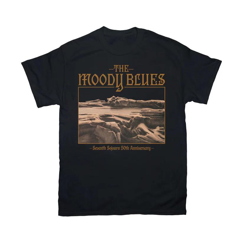 THE MOODY BLUES Seventh Sojourn Cotton Black All Size T Shirt For Men SE284 Unisex T-Shirt S