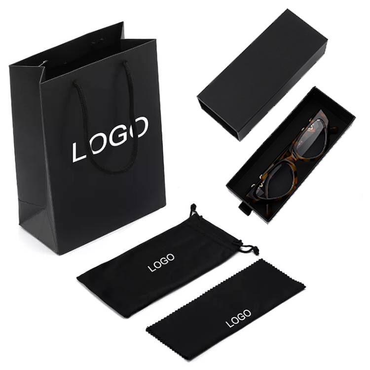 Rectangular Solid Color Drawer-Type Eyeglass Case - Portable, Pressure-Resistant Sunglasses Holder.