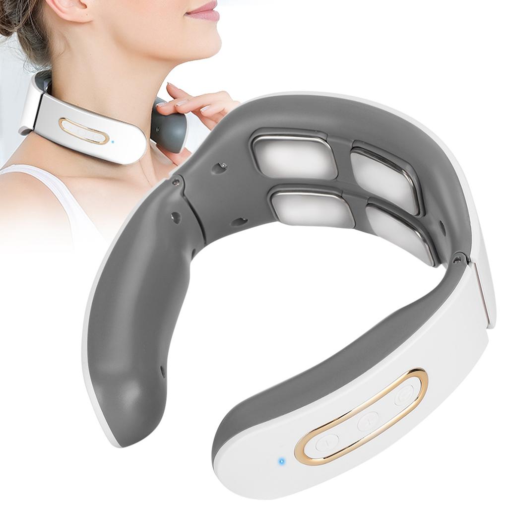 Electric Neck Massager Pulse Cervical Vertebra Massager Pain Relief Health Care Tool