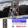 Adesivi per Auto Personaggi Horror Fantasma Halloween Montante B Auto Copertura Decorativa Impermeabile Graffi Portiere Auto Montante Parasole Decalcomanie