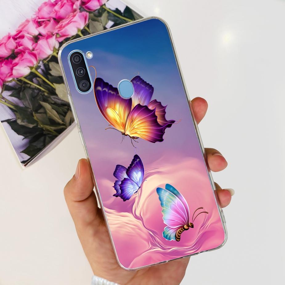 For Samsung Galaxy A11 Case SM-A115F Popular Painted Cover Soft Silicone Phone Case For Samsung A11 M 11 Galaxy M11 M115F Fundas
