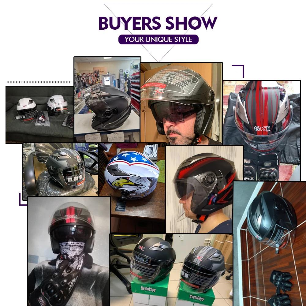 Kask Motocyklowy Kask Wyścigowy Off-Road Półtwarzowy Fajny Casco Moto Kask Street Fashion dla Mężczyzn Kobiet Cztery Pory Roku