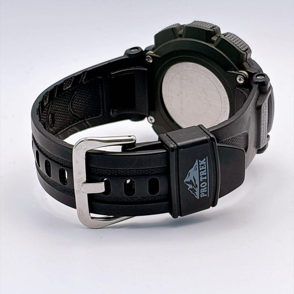 Used CASIO PROTREK PRG-240 Tough Solar Casio Watch Working Item