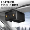 Auto Taschentuchbox hängend Sonnenblende Stuhllehne Armlehnenbox Auto Zeichenbox hängend kreativ Leder Auto Innenausstattung