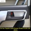 Car Inner Door Handle Bowl Decoration Cover Trim For Toyota Land Cruiser Prado FJ150 150 2010 - Matte Accessories Interior
