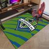 Fc Crest Design Printed Area Rug for Office, Chair Rug, Decorative Carpet Floor Mat, Large Size Fan gifts Christmas gifts