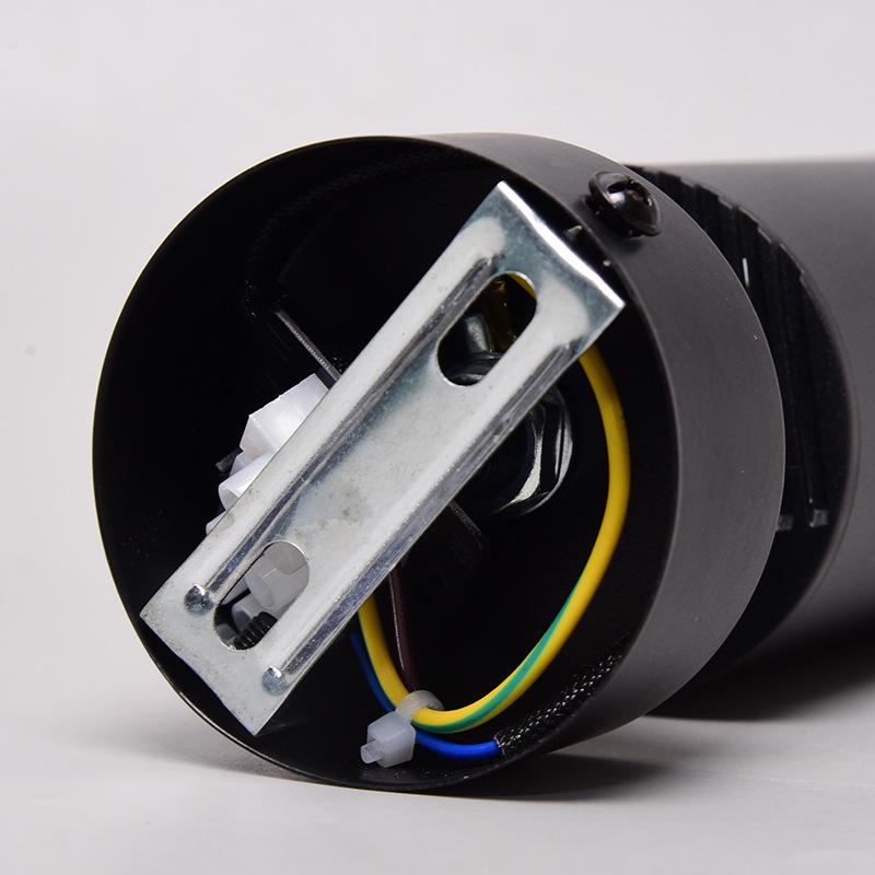 Dual & Triple-Head Ceiling-Mounted LED Track Spotlight with Adjustable Angle & Rotating Function for Cloakroom