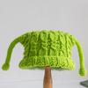 Solid Color Knit Hat Warm Winter Soft Knitted Hat Birthday Present for Unisex