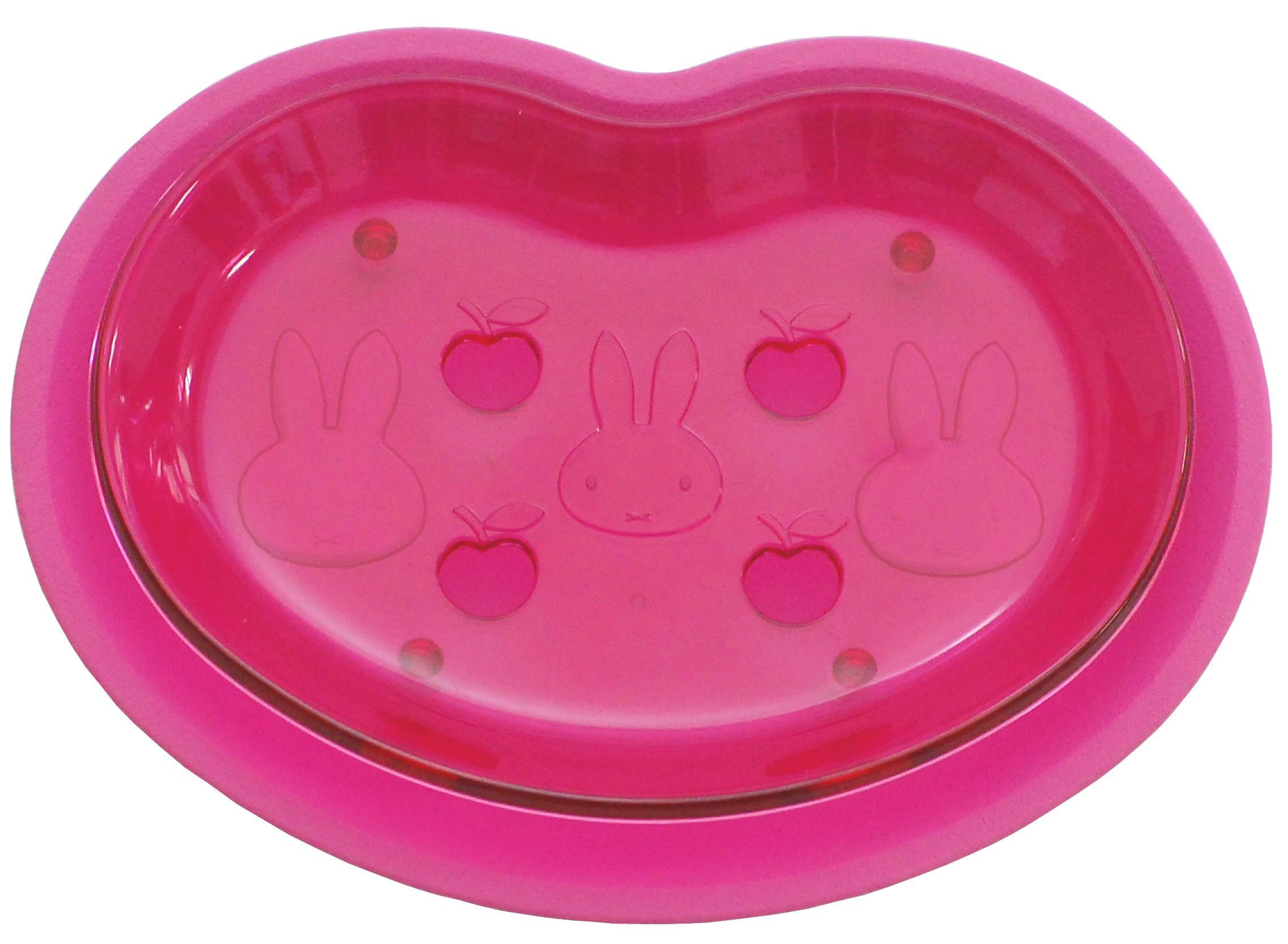 

Ai Collection Miffy Soap Dish with Made in Perfect for and Stylish and Cute Perfect for Washing and W138 x Ai Ishikawa Resin Saucer, Japan, Bathrooms,