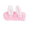Cartoon Animal Hair Headband Stainless Steel Non-Slip Makeup Band with Rabbit Ears Cute Face Wash Headband Fashion Style