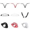 Pour 17-19 Alfa Romeo Giulia/Stelvio volant cadre en V Boîte de démarrage une touche Autocollant de décoration bouton de volant ABS