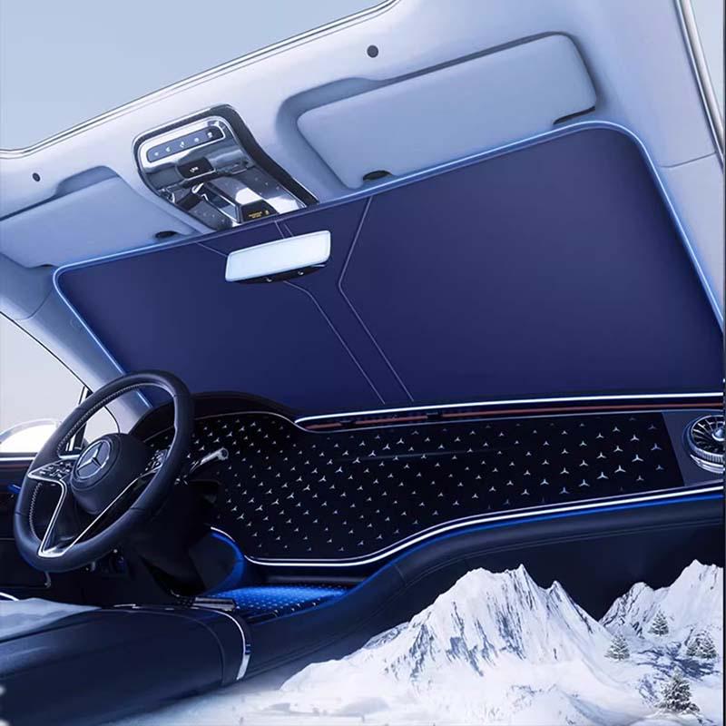 2026 Frame-Style Car Sunshade: Thick Aluminum Foil for Heat Insulation & UV Protection