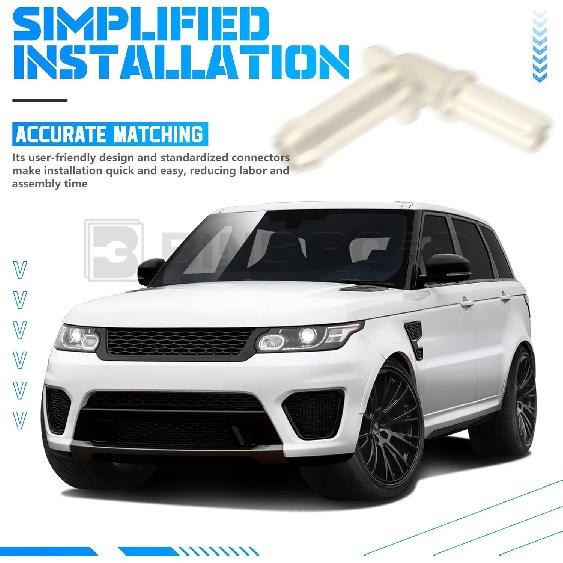 LR049990 Thermostat Water Outlet Hose Connector Kit Compatible with Range Rover Sport 2017 Discovery 4