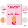 Girl Power Poster Druck Rosa Schlafzimmer Heim Wanddeko Inspirierende Kunst Motivierendes Zitat Leinwandgemälde Mama ich bin ein reicher Mann