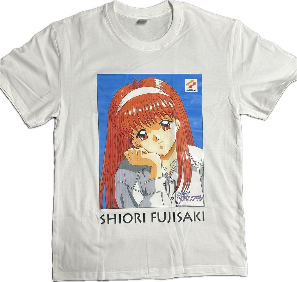 [USED] Tokimeki Memorial T-shirt Shiori Fujisaki KONAMI Rare