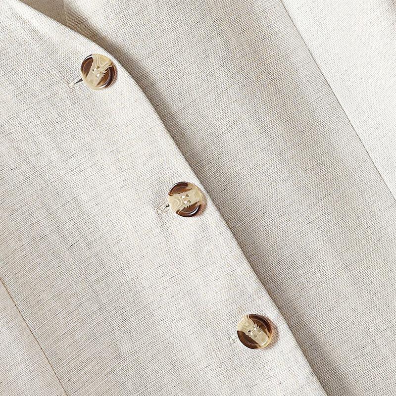 Damen V-Ausschnitt Einreihige Pendlerweste