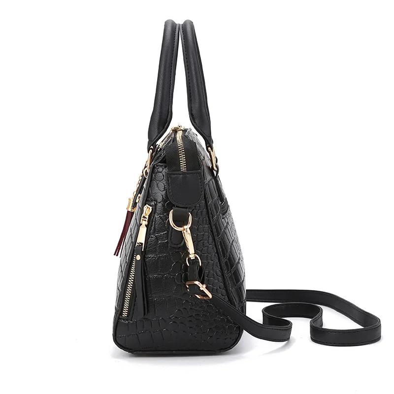 New Casual Fashi Ste Grain Chain Style Lady Shoulder Bag Designer Handbag PU Large Capacity Messenger Bag Lady Shopping Bag