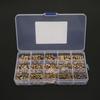 330pcs M2 M3 M4 M5 Brass Insert Nut Isolation Column Knurl Insert Nut Kit