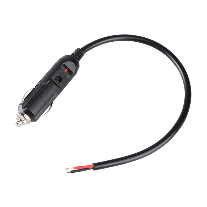 Replacement Cigarette Lighter Plug - 12 24V Male Cigar Plug Car Adapter DC Battery Charger Connectors Power Supply