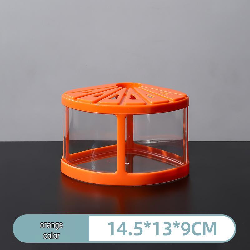 Transparent Desktop Aquarium: Fighting Fish, Jellyfish, Goldfish Tank with Street Stall Stand Design
