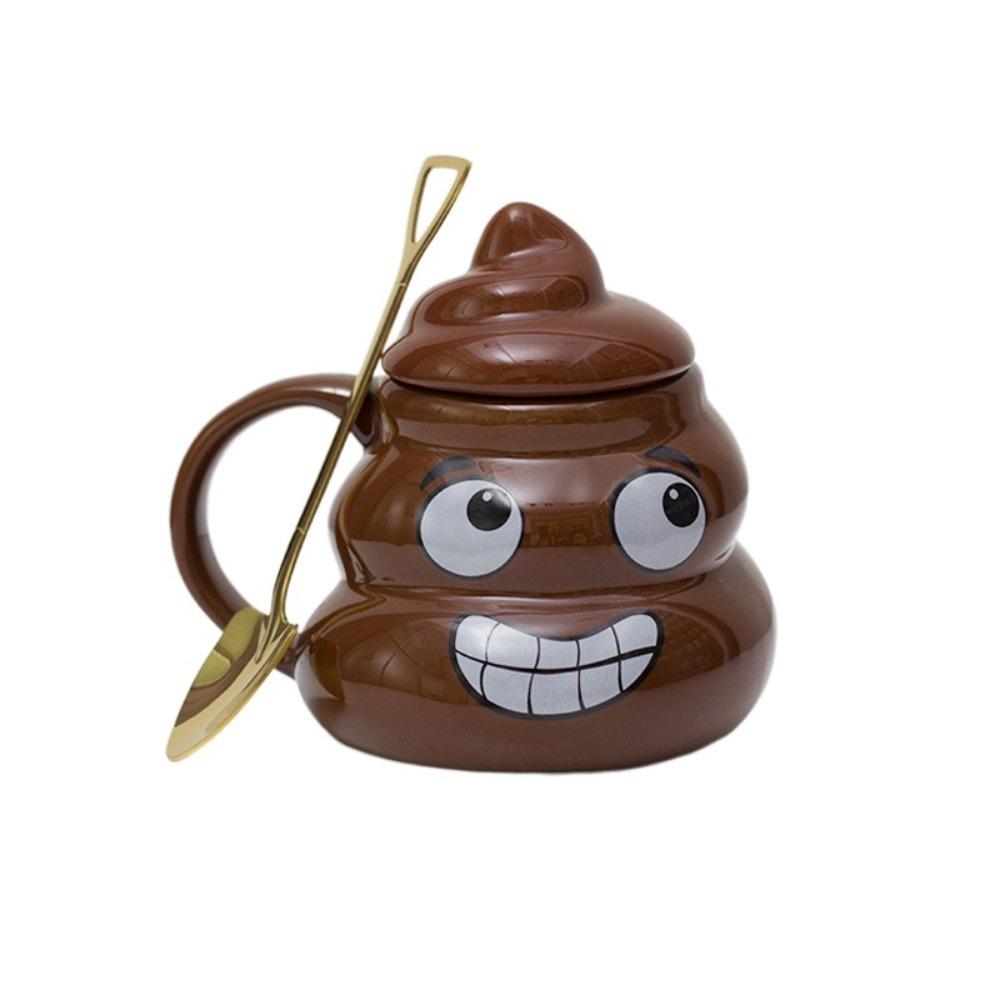 

Керамическая кофейная чашка в форме какашки, кружка, легко моется, чашка для молока, для женщин и мужчин B