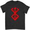 Berserk Anime Art Guts Gatsu Logo T-shirt OEH0