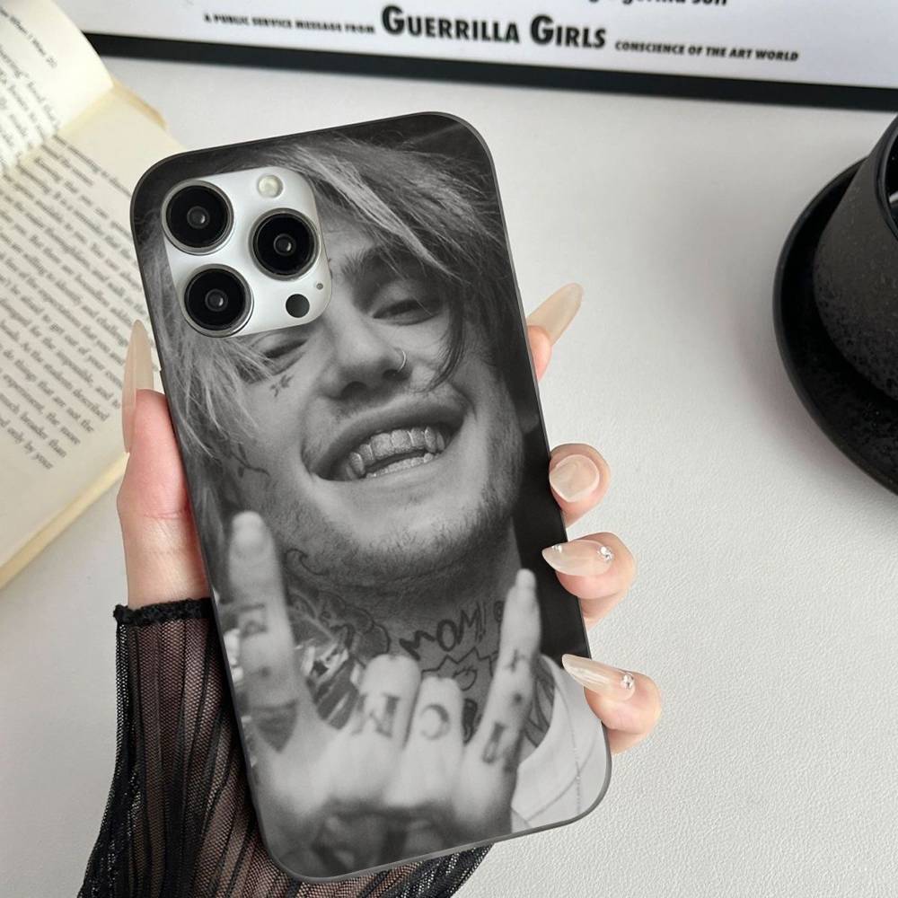 Emo Rapper Lil Peep For IPhone 17 16 15 11 12 13 14 Pro Max Plus Pro Corrugated Translucent Back Phone Cover