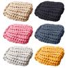 Blanket Thick Fashion 6cm Hand Wool Knitted Yarn Merino Wool Bulky Knitting Throw Blankets Knit Blanket
