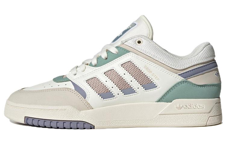 Adidas Originals Drop Step Low  White Green Purple  Women s IE1834 38