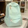 Schoolbag Korean Ins Letter Embroidery Lightweight Junior High School High School Student School Bag Women's Large Capacity Backpack