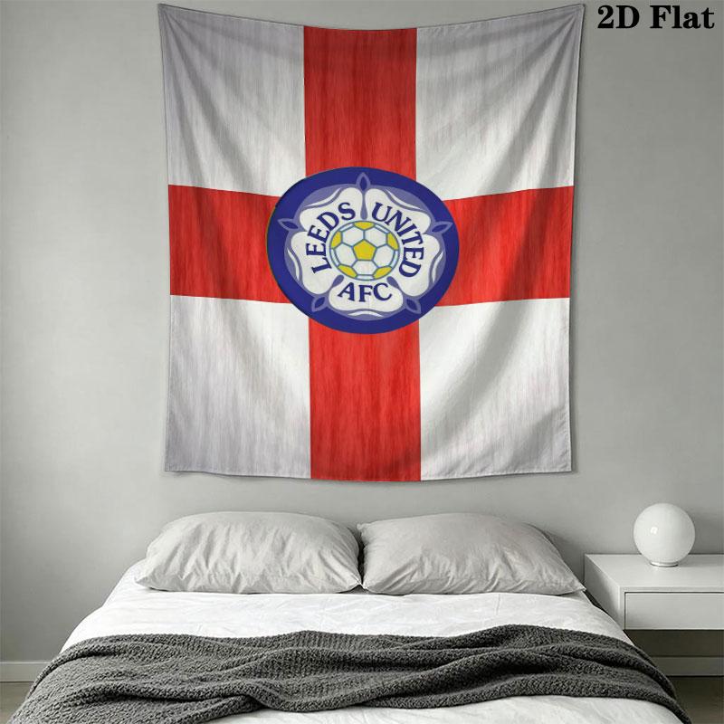 LUFC logo  Wall Hanging Printed Fabric Blanket Decorative Tapestries for Bedroom Living Room Home Decor