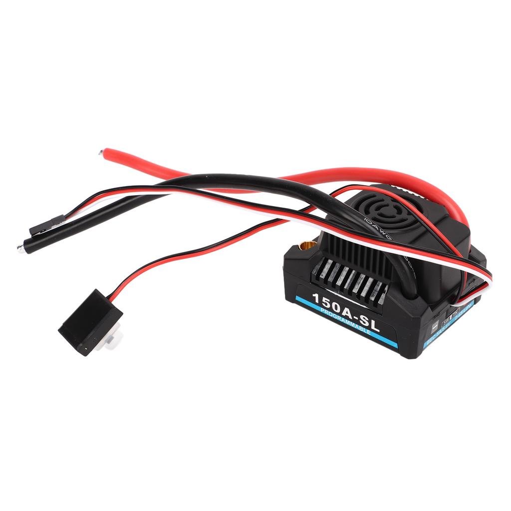 150A bürstenloser ESC, wasserdicht, staubdicht, BEC 5A, 5,8 V, elektronischer Geschwindigkeitsregler für 1/8 RC-Car