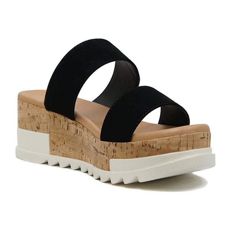 Cork Sole Wedge Heel Sandals Summer 