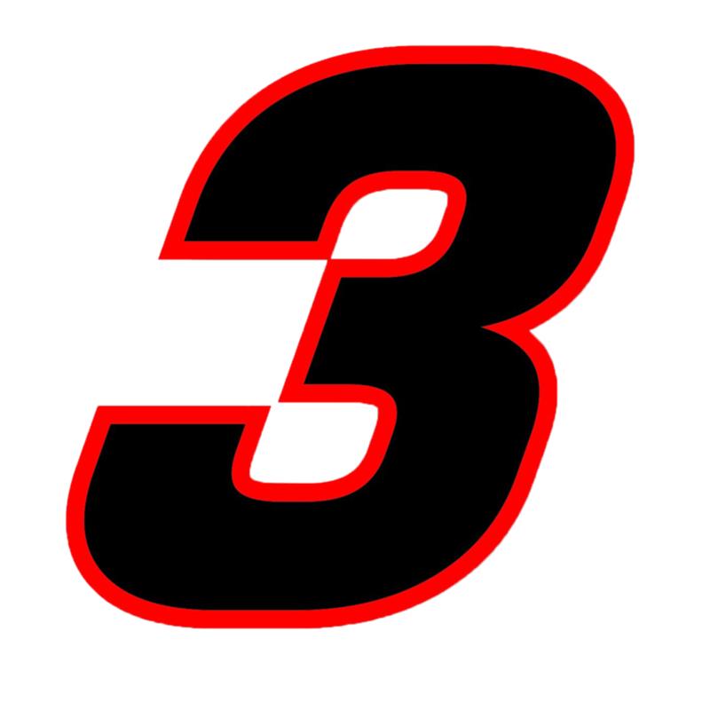 LYKX Various Sizes Removable Decal Racing Number 1 2 3 4 5 6 7 8 9 0 Car Sticker Waterproof Motorcycle Helmet Accessories