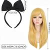 Alice in Wonderland Cinderella Golden Cosplay Wig with Headband