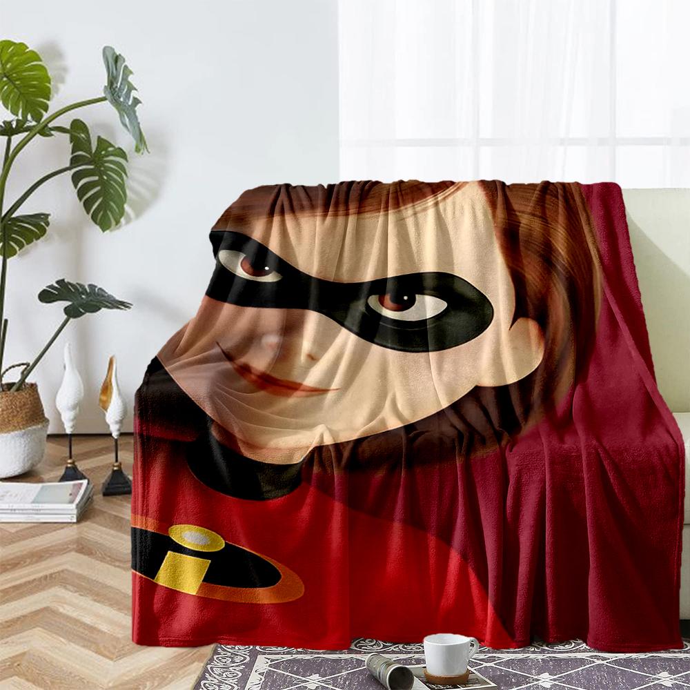 The Incredibles Theme Printed Blanket - Perfect for Couch, Bed, Travel & Outdoor Use | Machine Washable, Cozy & Durable.