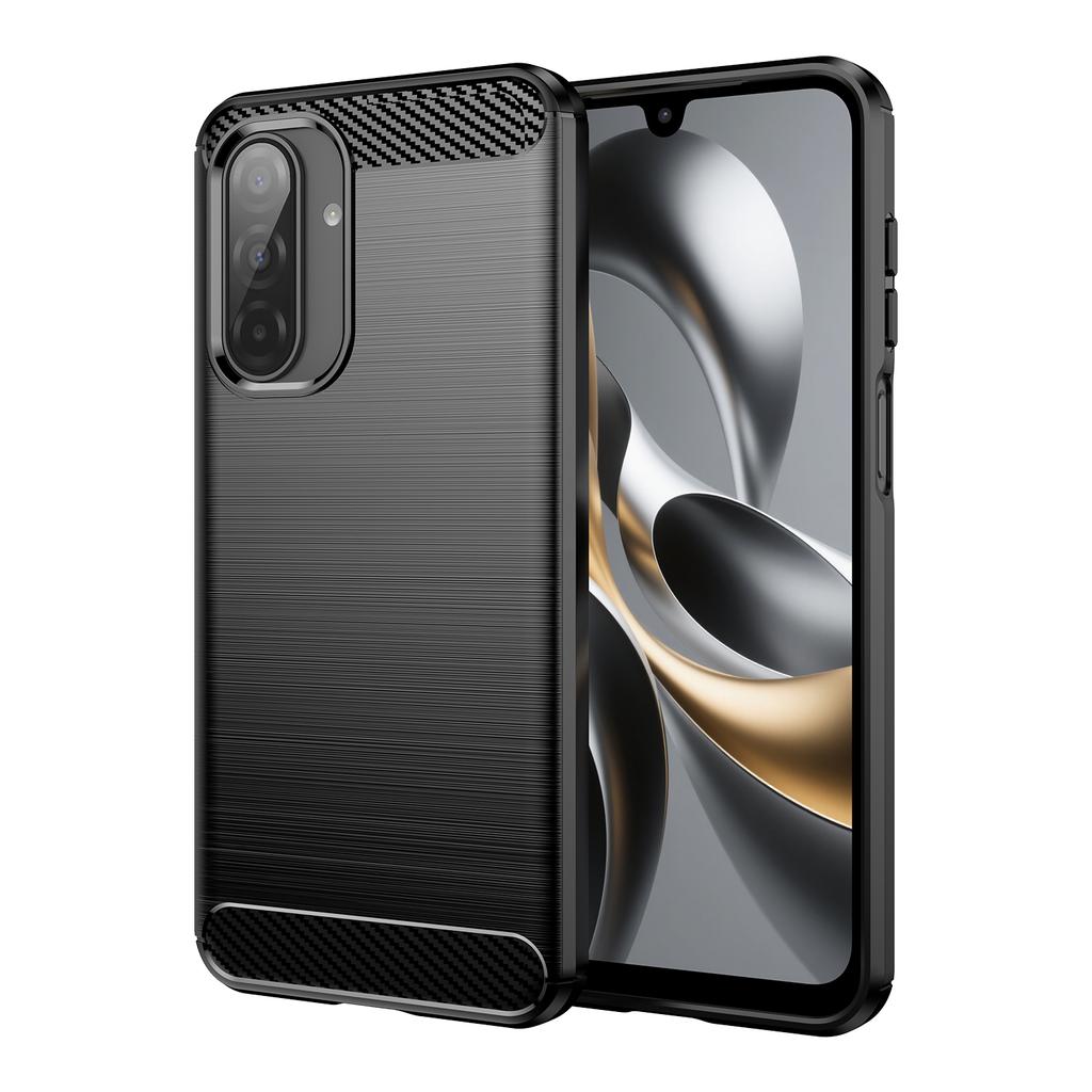 WANLONFENG LS Series For Samsung Galaxy A17 Case with Screen Film,Large Lens Hole Brushed Texture TPU Phone Cover
