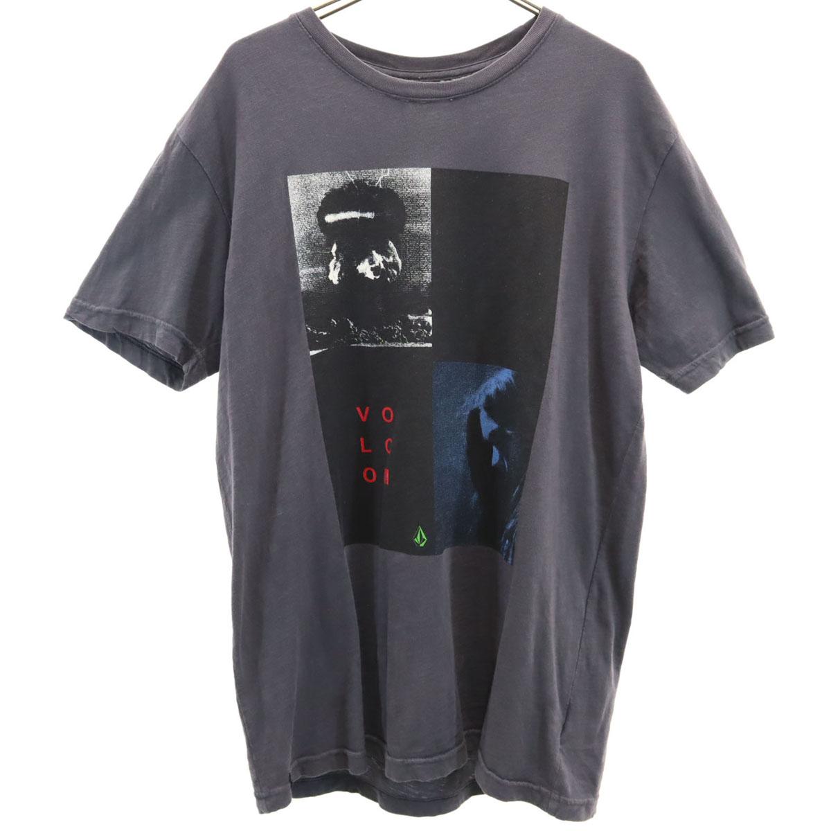 

VOLCOM Футболка с коротким рукавом S Угольно-серая Мужская Б/у