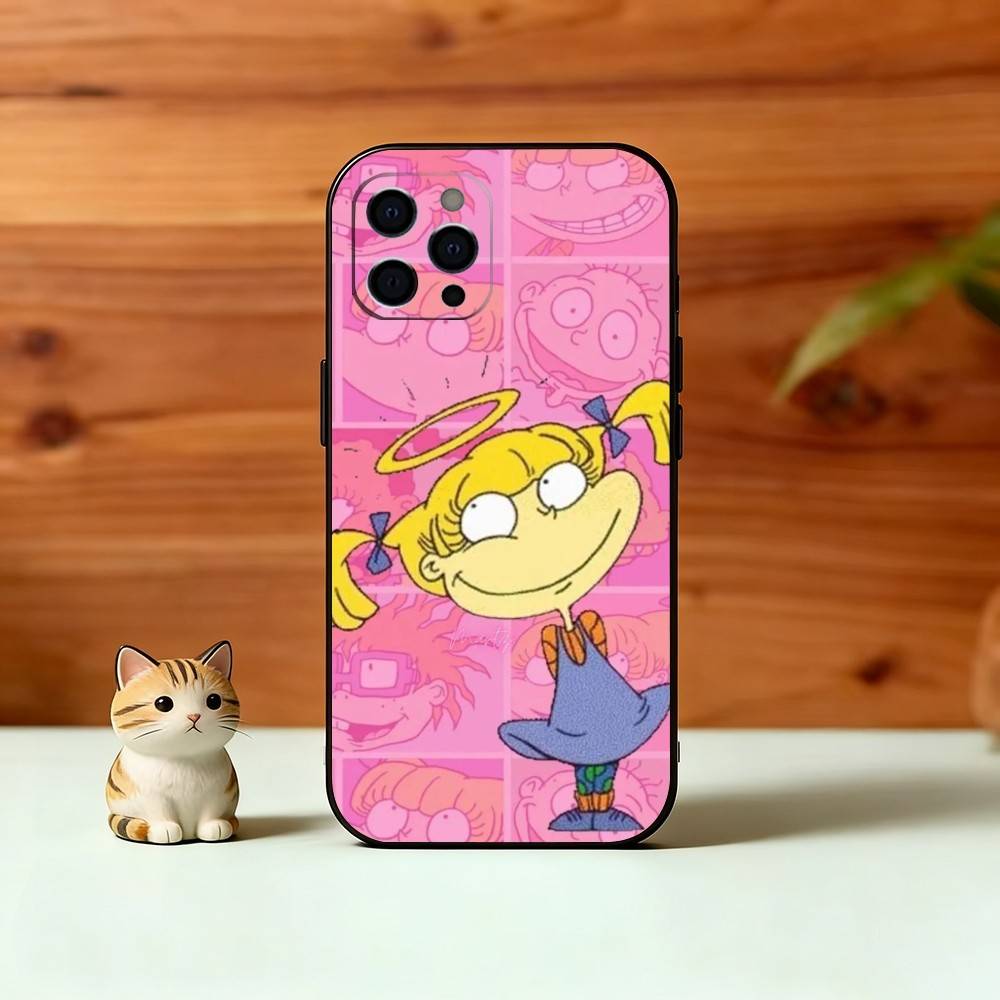 Rugrat C-Chuckie A-Angelica Phone Case Silicone Soft For IPhone 17 16 15 14 13 12 11 X XR Plus Pro Max Plus