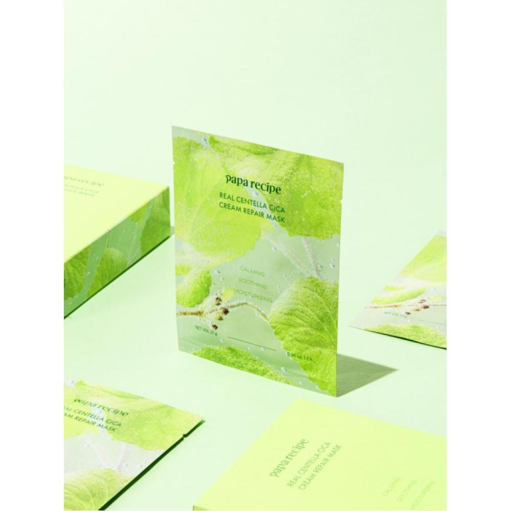 Paparecipe Real Centella Cica Cream Repair Mask 10 Sheets NONE