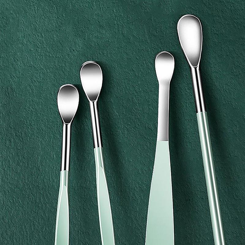 6 Stück Ohrreiniger-Sets, Earpick-Sticks, Ohrenschmalzentferner, Earpick-Reinigung, Ohrreiniger-Löffel, Earpick-Schönheitszubehör-Sets, Werkzeuge
